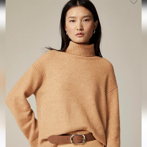 NWT J.Crew Super Soft Turtleneck Wool Sweater size XS in black - Picture 1 of 8